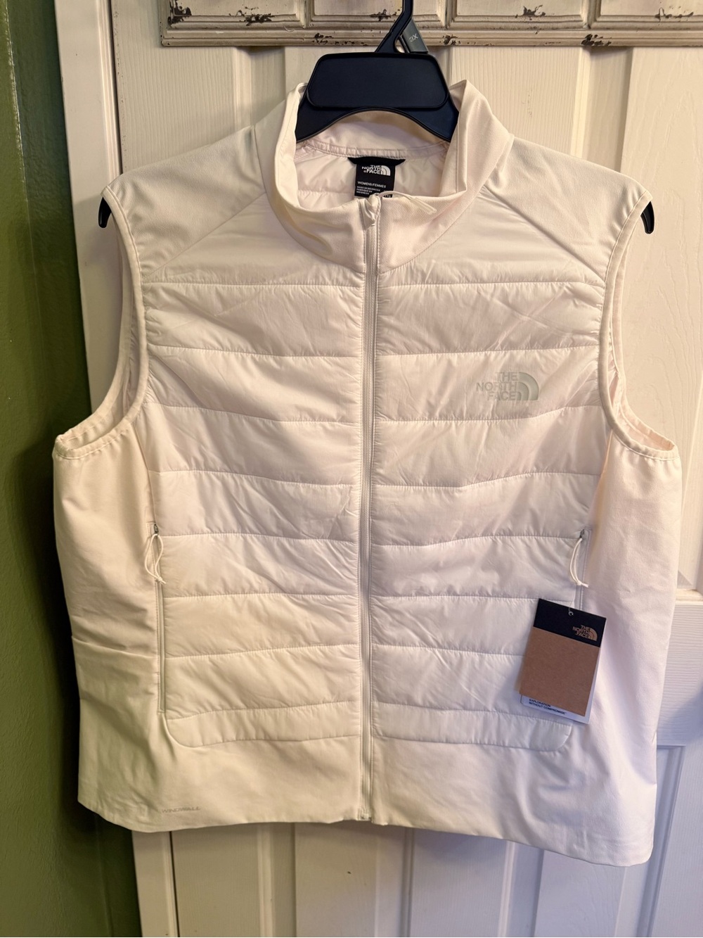 North Face women’s size 3XL Shelter cove vest jacket - white - NWT